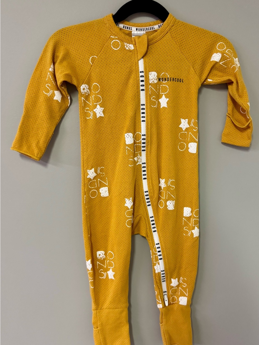 Bonds Mustard Yellow Printed One-Piece
